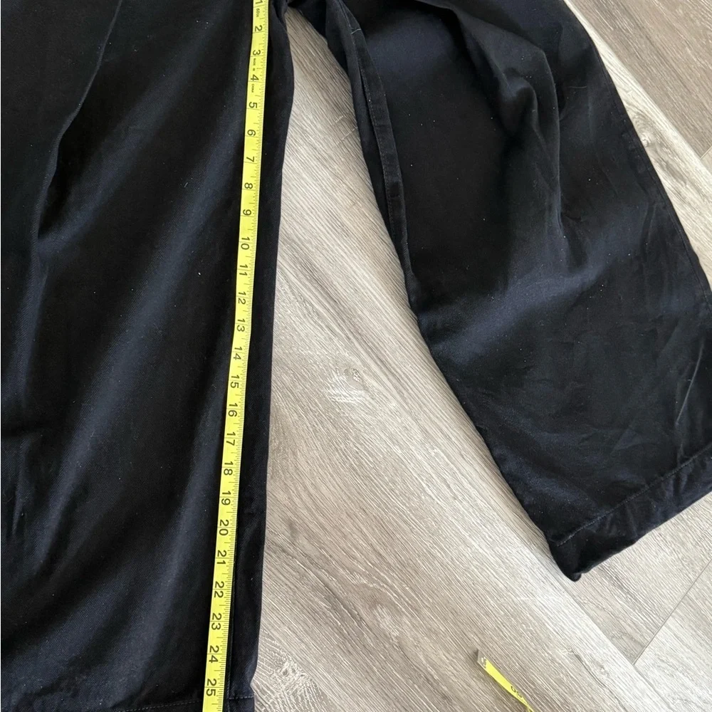Madewell Extra Wide Leg Black Jeans